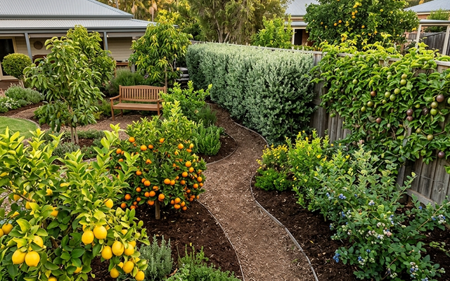 Backyard Orchard and Edible Garden