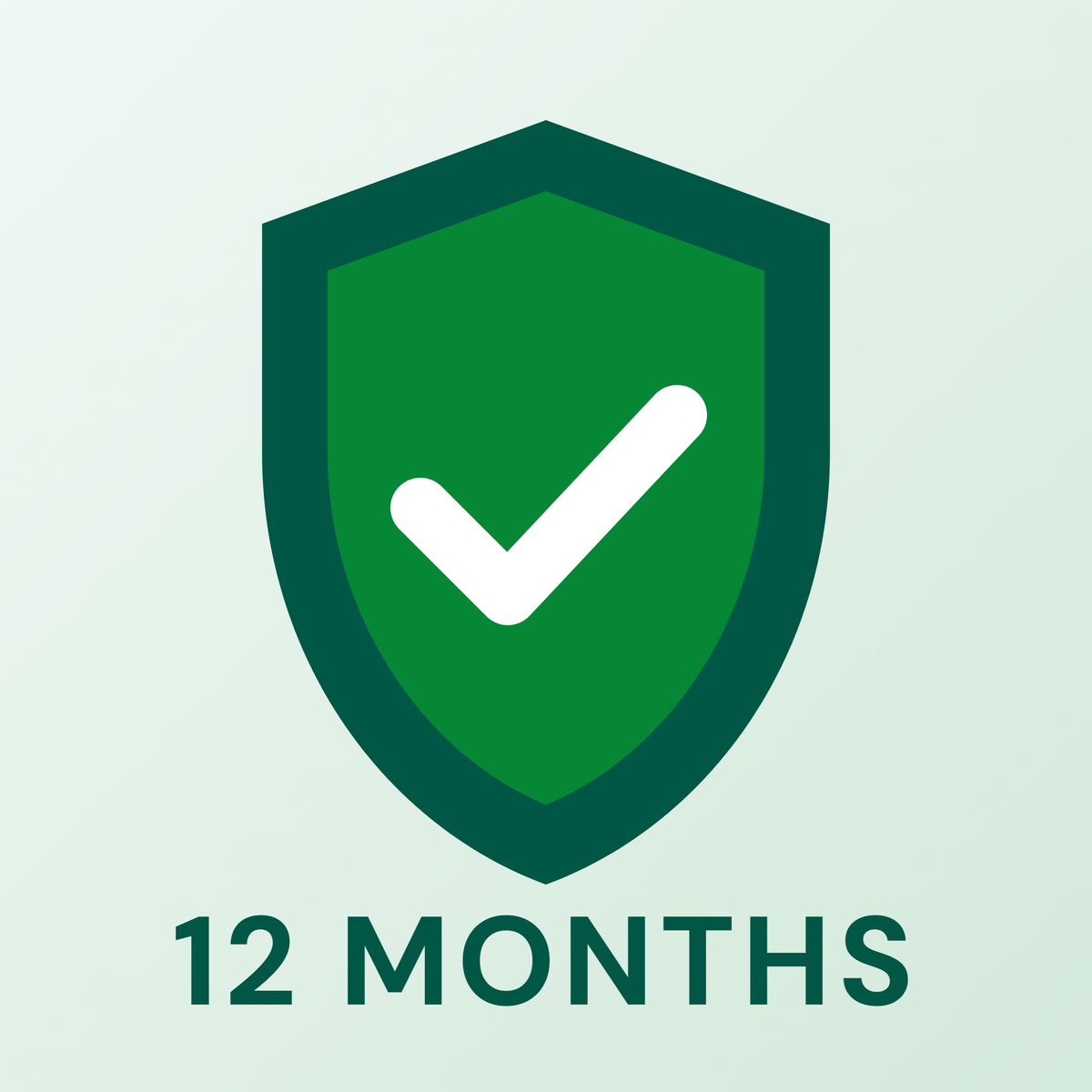 12-Month Plant Protection: a green shield with a tick