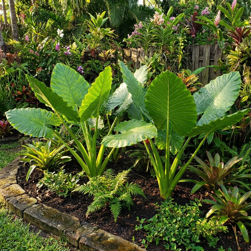 giant elephant ear plant australia Elephants Ear Plant - Alocasia brisbanensis