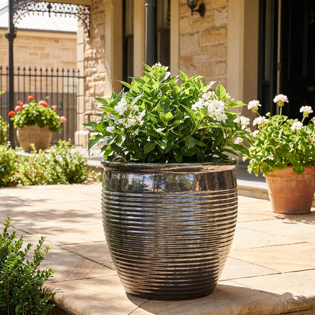 large mirrored plant pot Mirror Holland Planter - Various sizes available