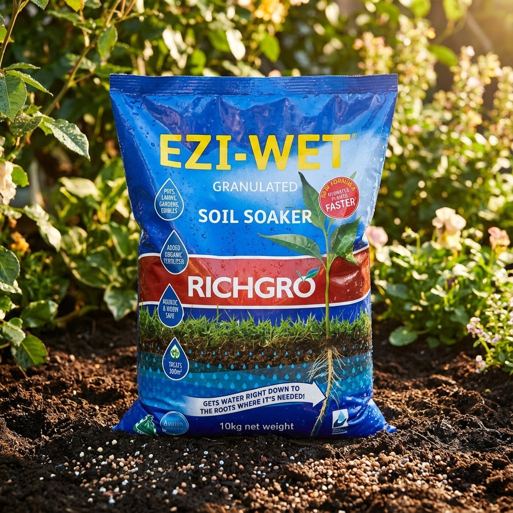 Yates 17.5kg Dynamic Lifter Organic Plant Fertiliser and Soil Improver enriches soil with slow-release nutrients for better plant growth and improved soil health.