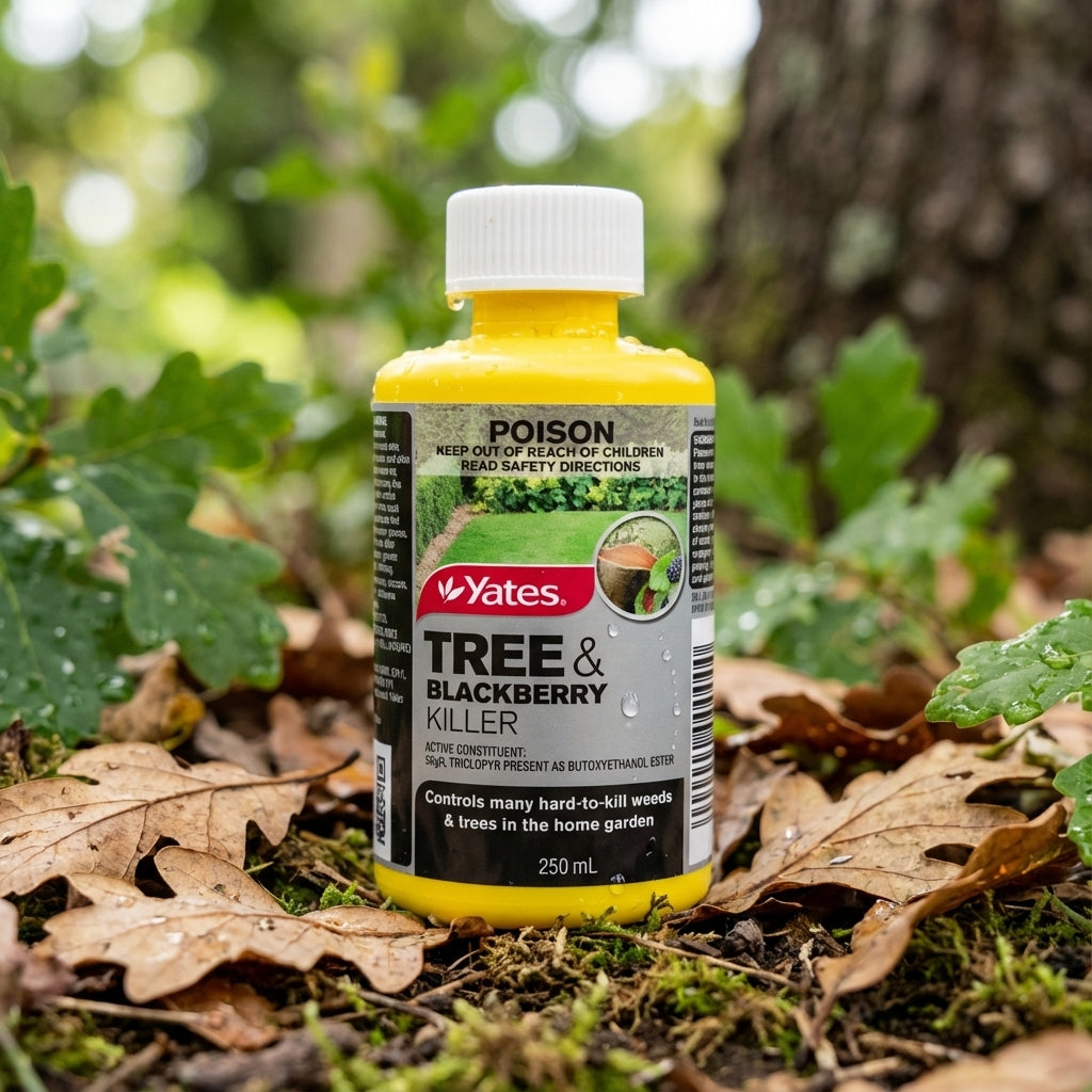 blackberry herbicides Yates 250ml Tree And Blackberry Weed Killer Concentrate