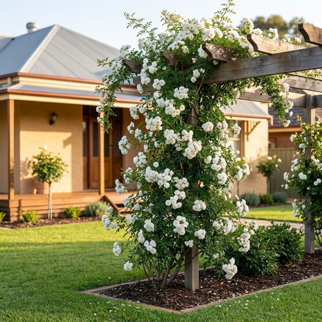 Alba White Climbing Rose