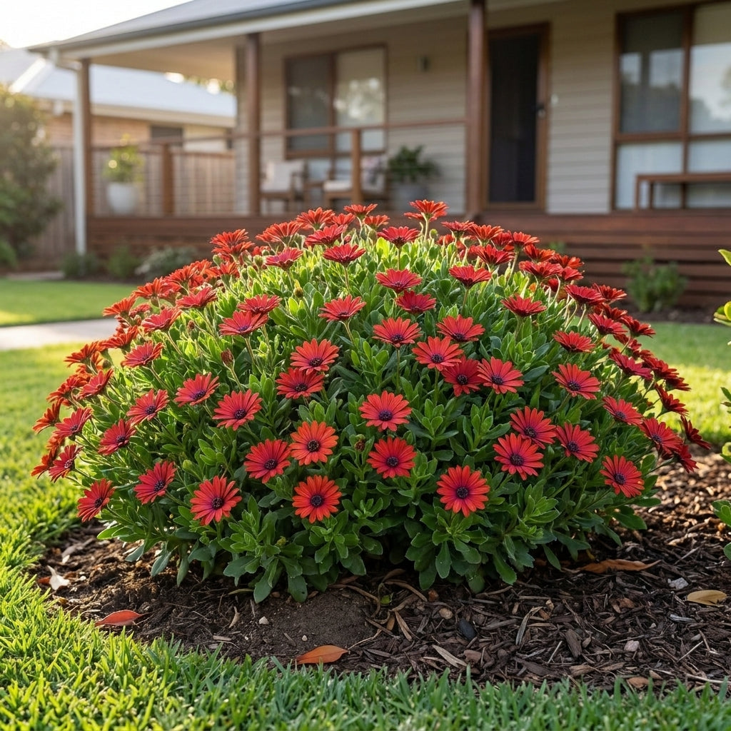 Cape Daisy Lazy Daisy Scarlet Shades - Osteospermum 'Lazy Daisy Scarlet Shades'