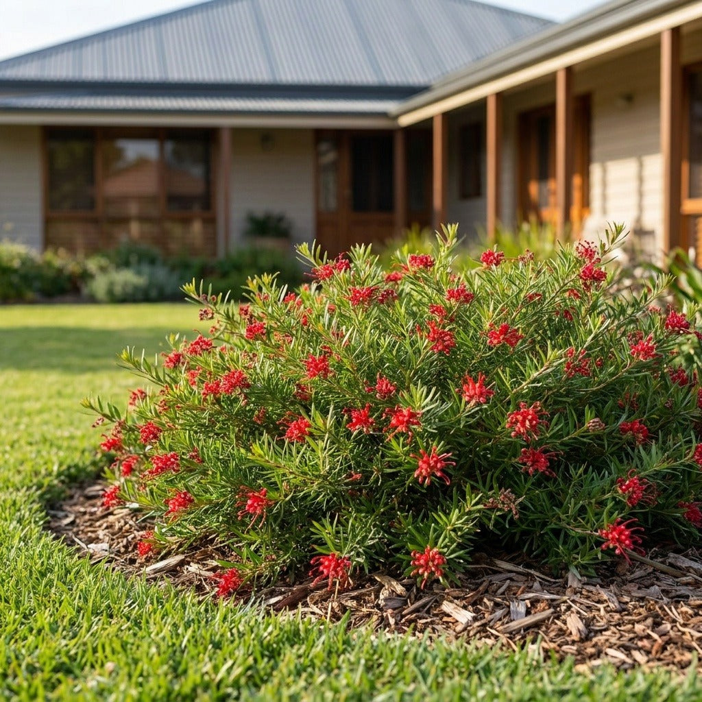 Cherry Cluster Grevillea (Grevillea rhyolitica x juniperina)