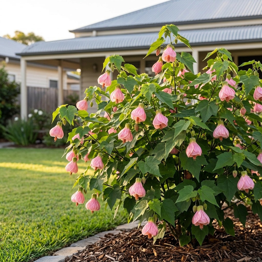 Chinese Lantern Pink Clouds - Abutilon x hybridum 'Pink Clouds'
