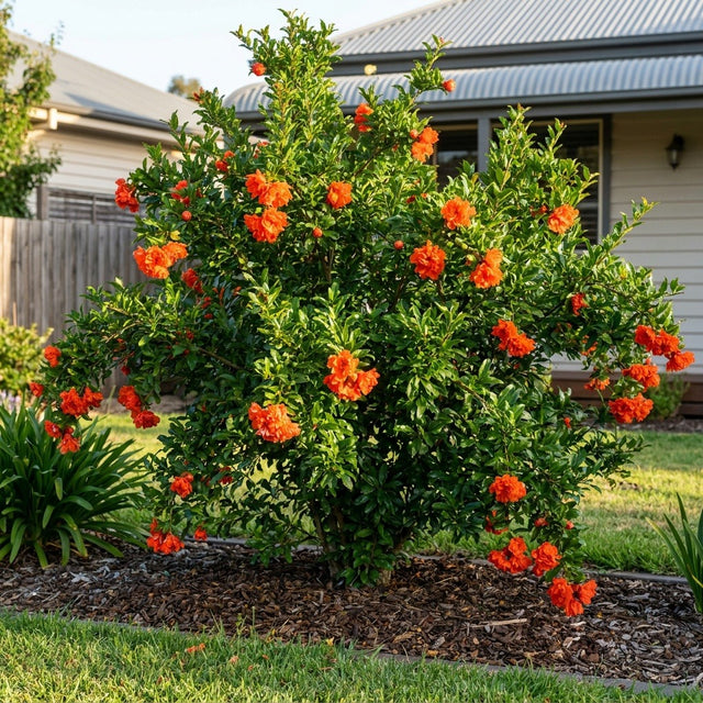 Double Orange Ornamental Pomegranate