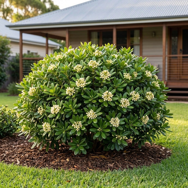 Dwarf Japanese Mock Orange - Pittosporum tobira 'Miss Muffet'