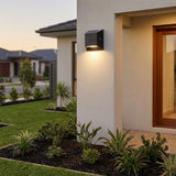 Elegant Solar Wall Light, Black