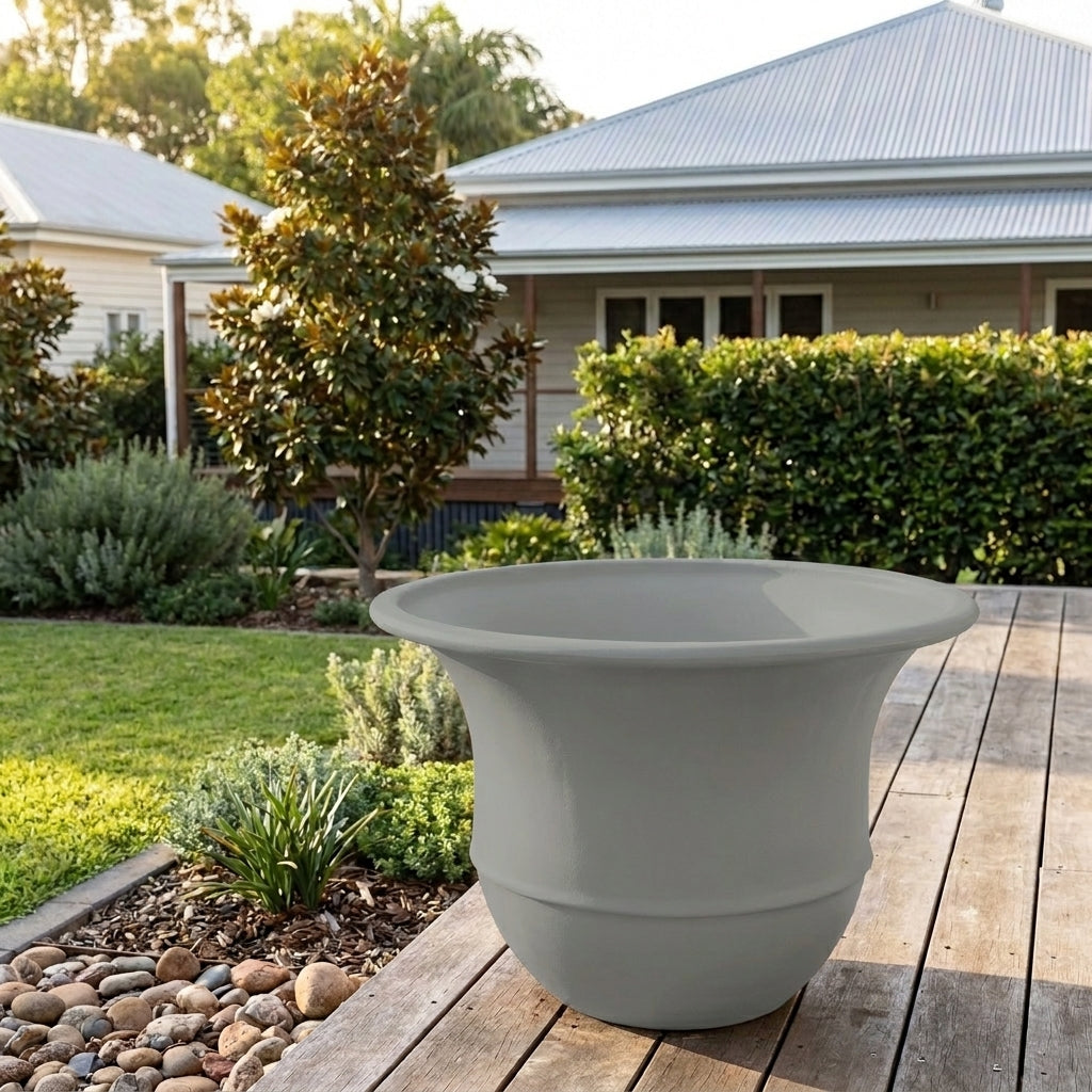 GRC Bell Planter - Various sizes available - Neutral Grey