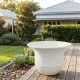 GRC Bell Planter - Various sizes available - White on White