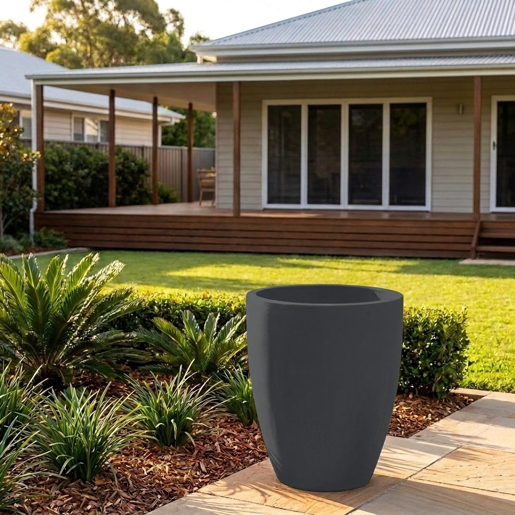 GRC Bullet Planter - Various sizes available - Charcoal