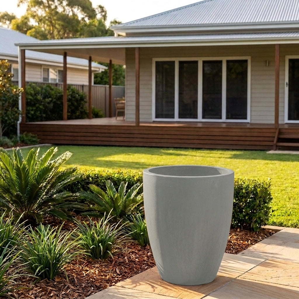 GRC Bullet Planter - Various sizes available - Neutral Grey