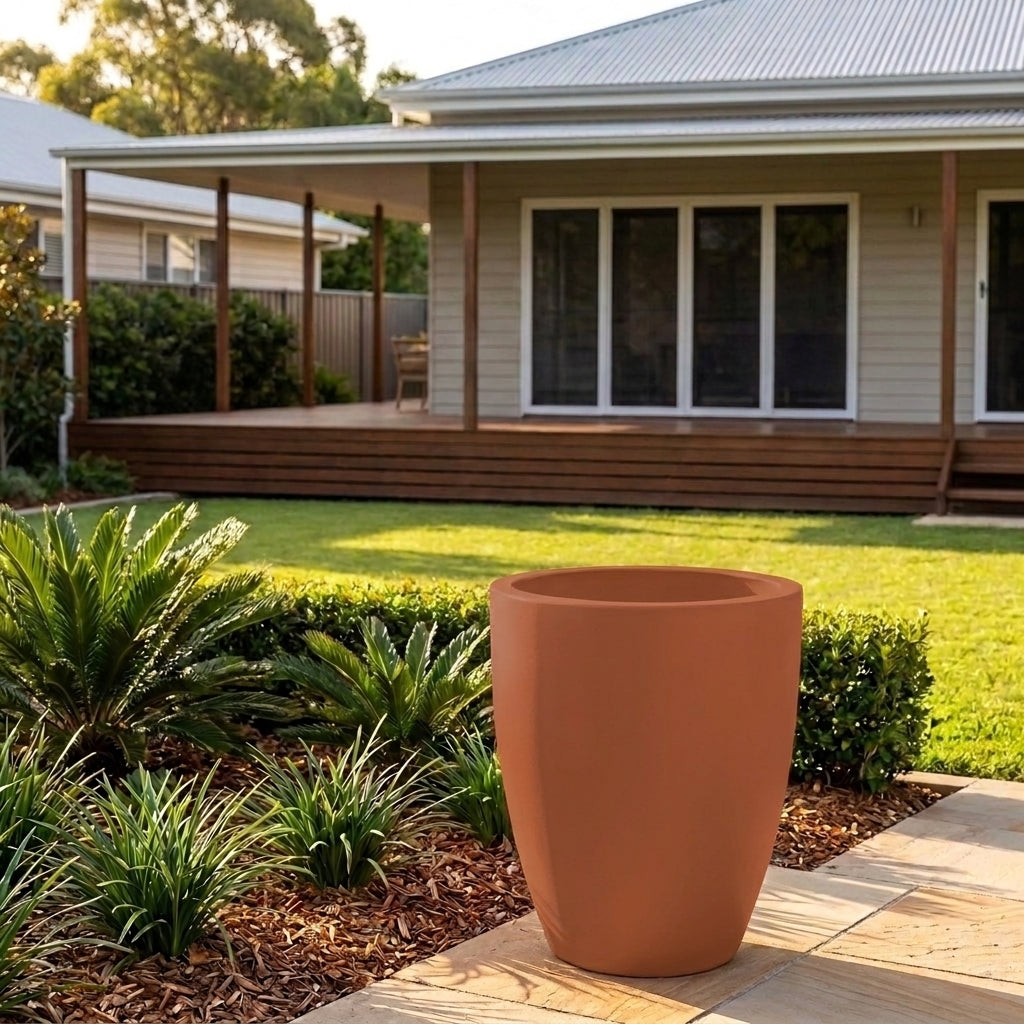 GRC Bullet Planter - Various sizes available - Terracotta