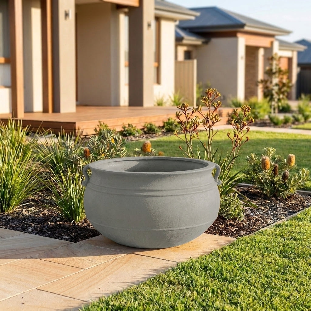 GRC Cauldron - Various sizes available - Neutral Grey