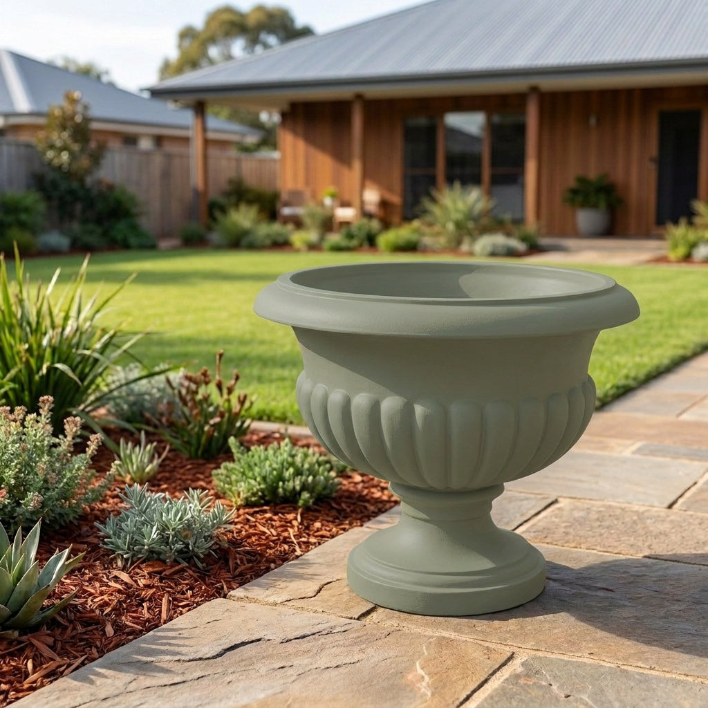 GRC Classic Urn - Various sizes available - Pale Eucalyptus