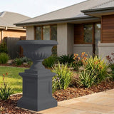 GRC Classic Urn Pedestal - Various sizes available - Charcoal