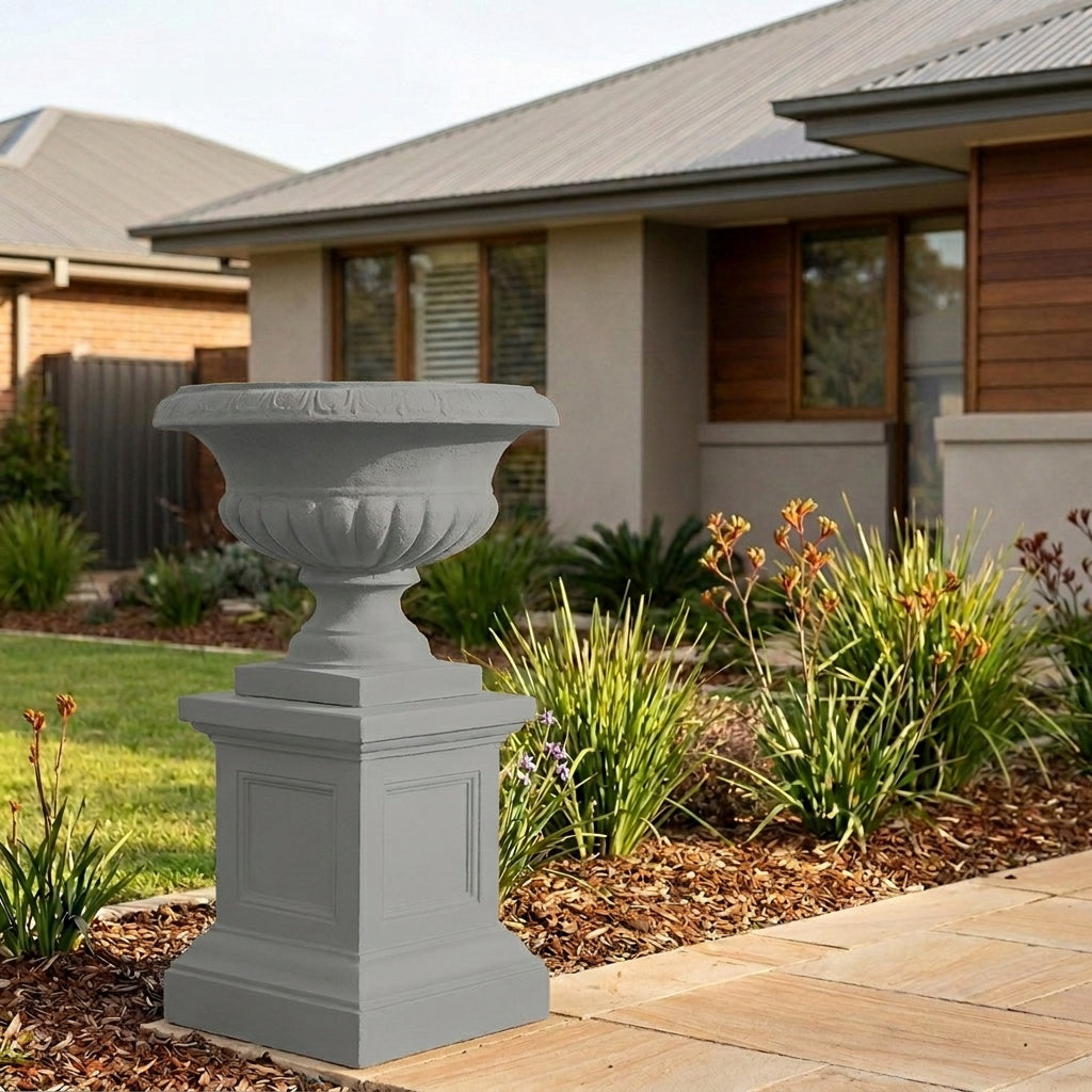 GRC Classic Urn Pedestal - Various sizes available - Concrete