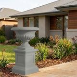 GRC Classic Urn Pedestal - Various sizes available - Neutral Grey