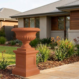 GRC Classic Urn Pedestal - Various sizes available - Terracotta