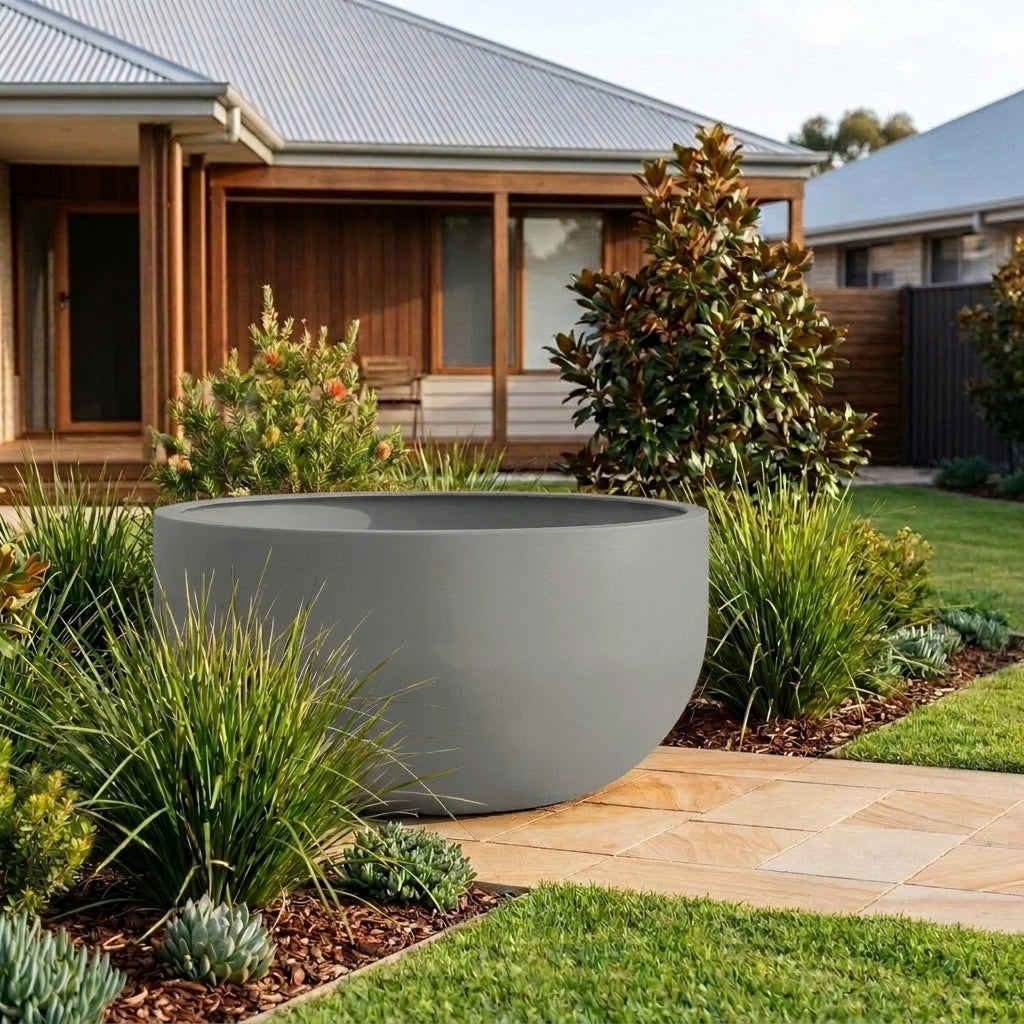 GRC Giant U Bowl - Various sizes available - Concrete