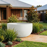 GRC Giant U Bowl - Various sizes available - White on White