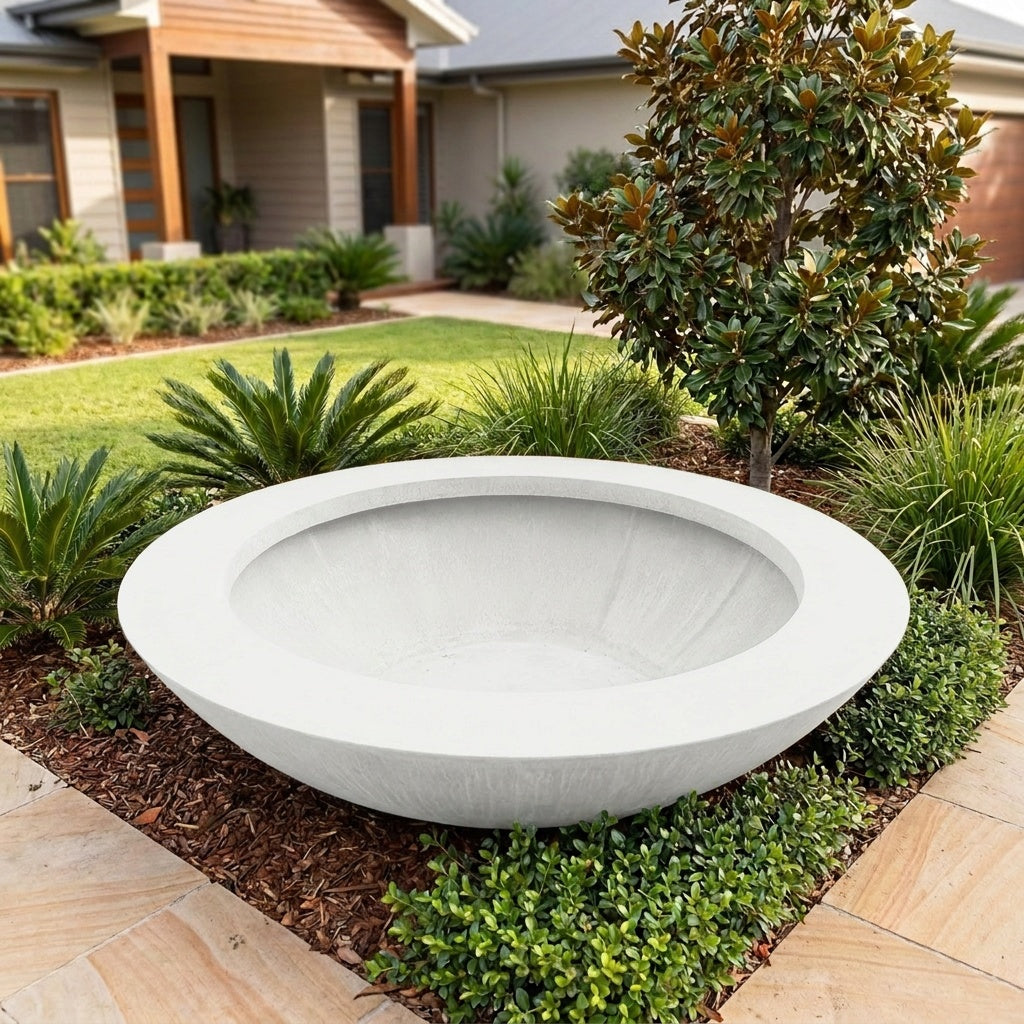 GRC Giant Wok Bowl - Various sizes available - White on White