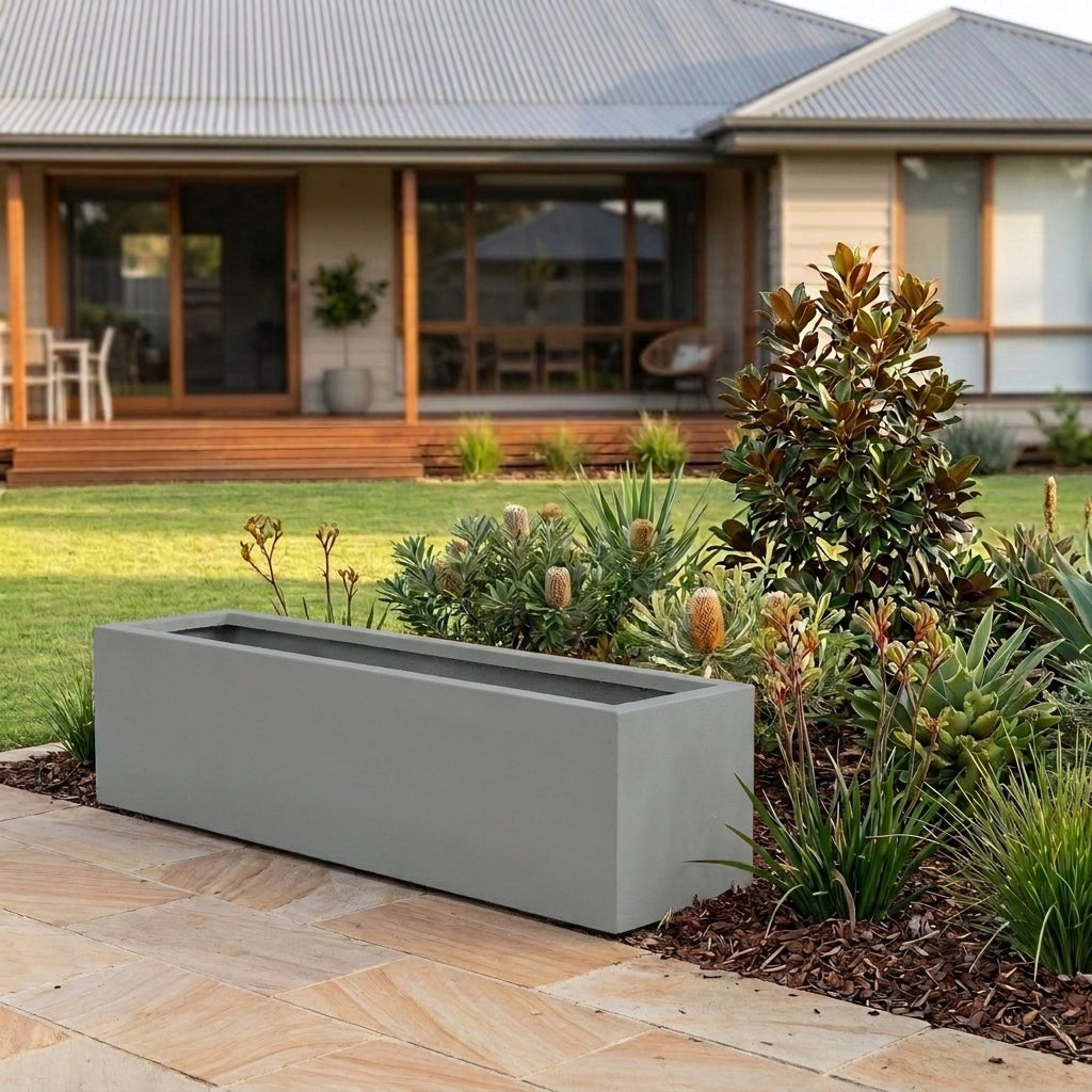 GRC Long Divider Trough - Various sizes available - Concrete