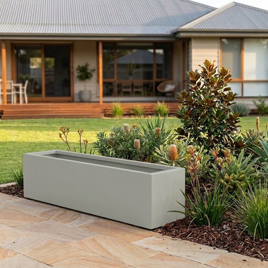 GRC Long Divider Trough - Various sizes available - Shale Grey