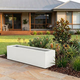 GRC Long Divider Trough - Various sizes available - White on White