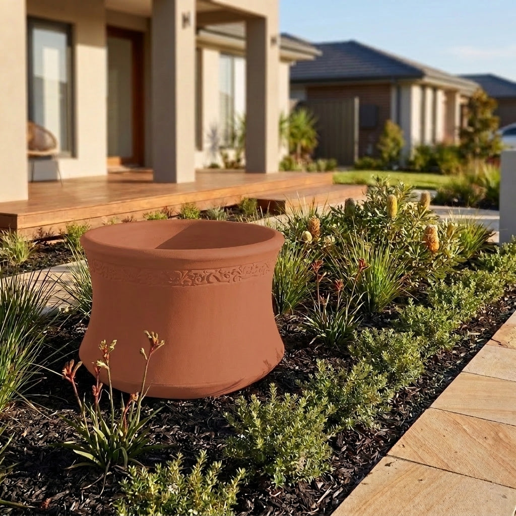 GRC Lorraine Pond - Various sizes available - Terracotta
