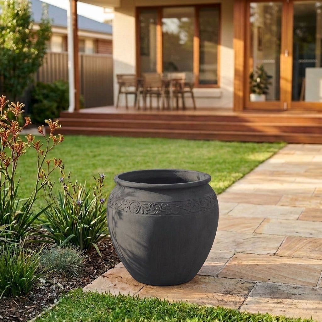 GRC Orleans Planter - Various sizes available - Charcoal