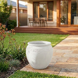 GRC Orleans Planter - Various sizes available - White on White