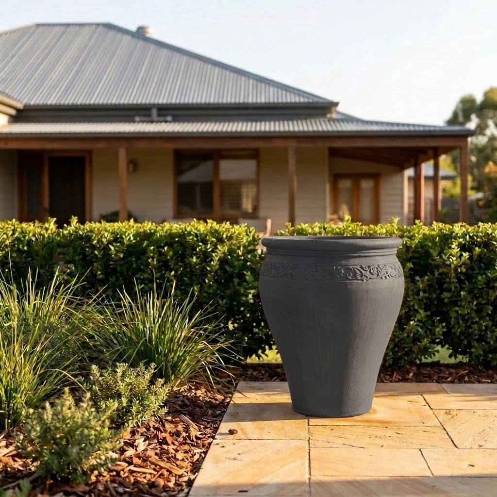 GRC Provence Urn - Various sizes available - Charcoal