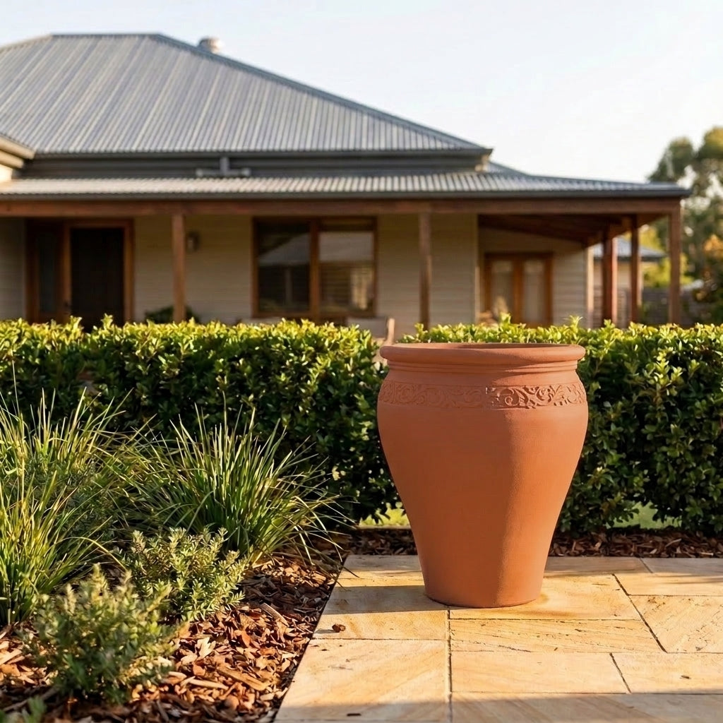 GRC Provence Urn - Various sizes available - Terracotta