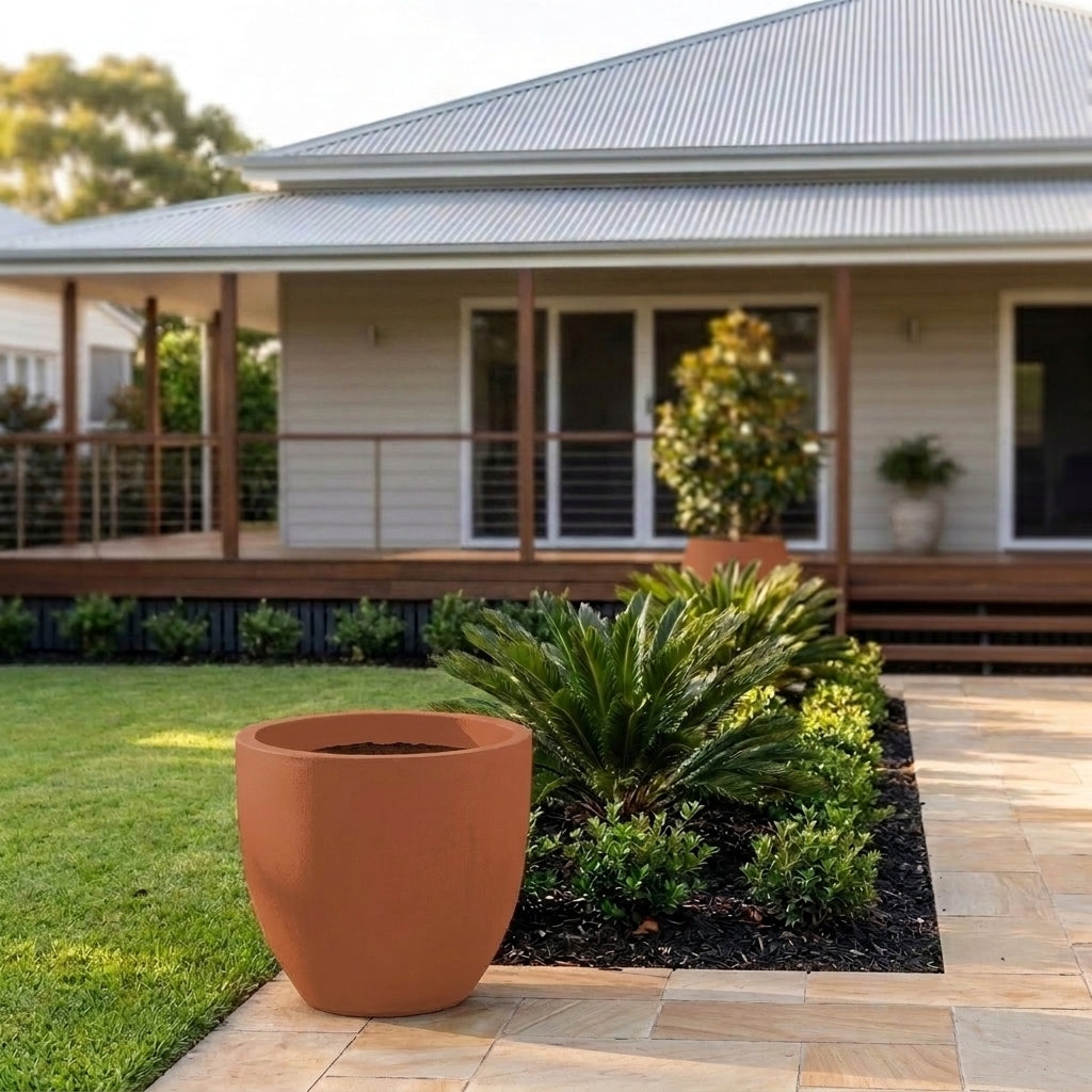GRC Tall Egg - Various sizes available - Terracotta