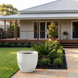 GRC Tall Egg - Various sizes available - White on White