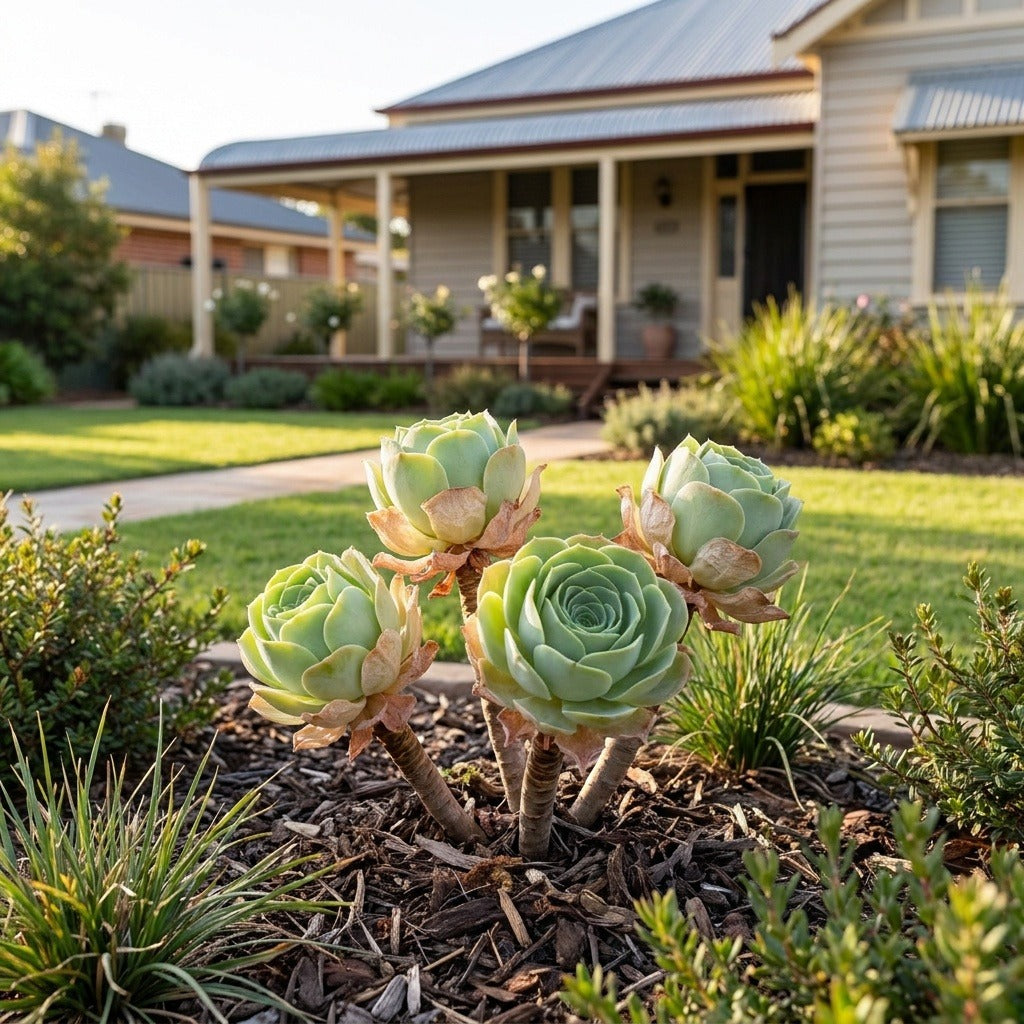 Green Rose Buds (Aeonium aureum)