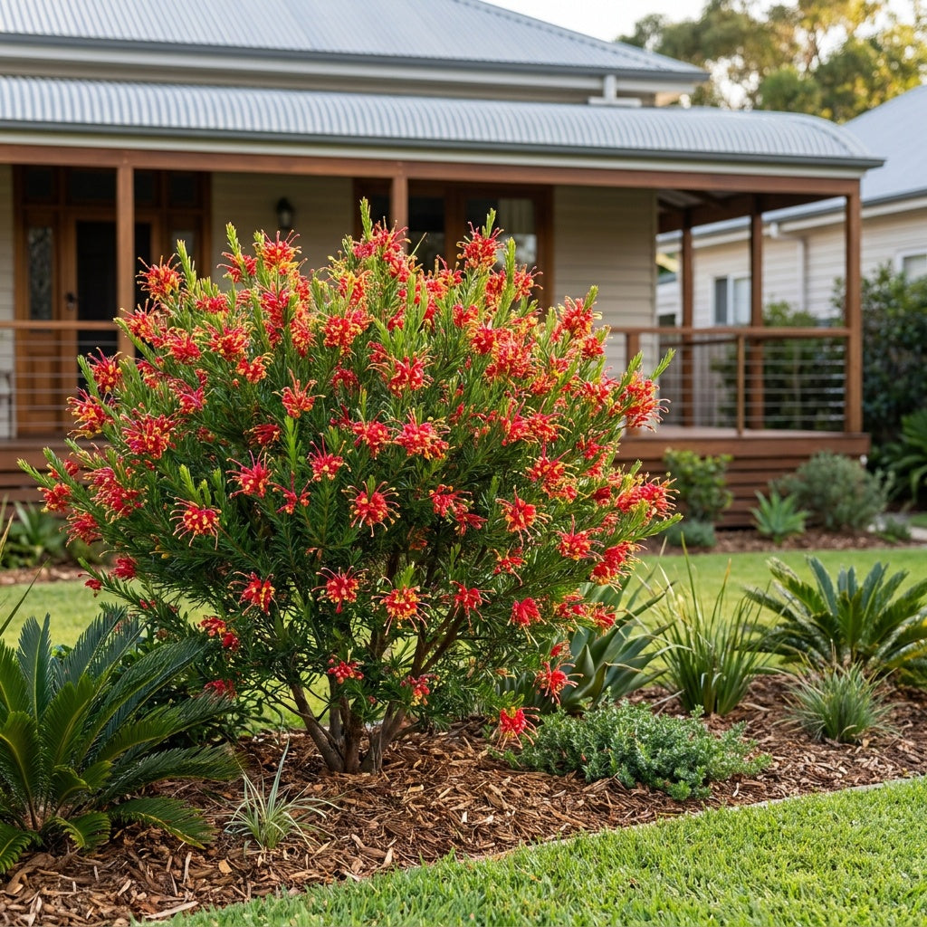 Grevillea Fireworks - Grevillea 'Fireworks'