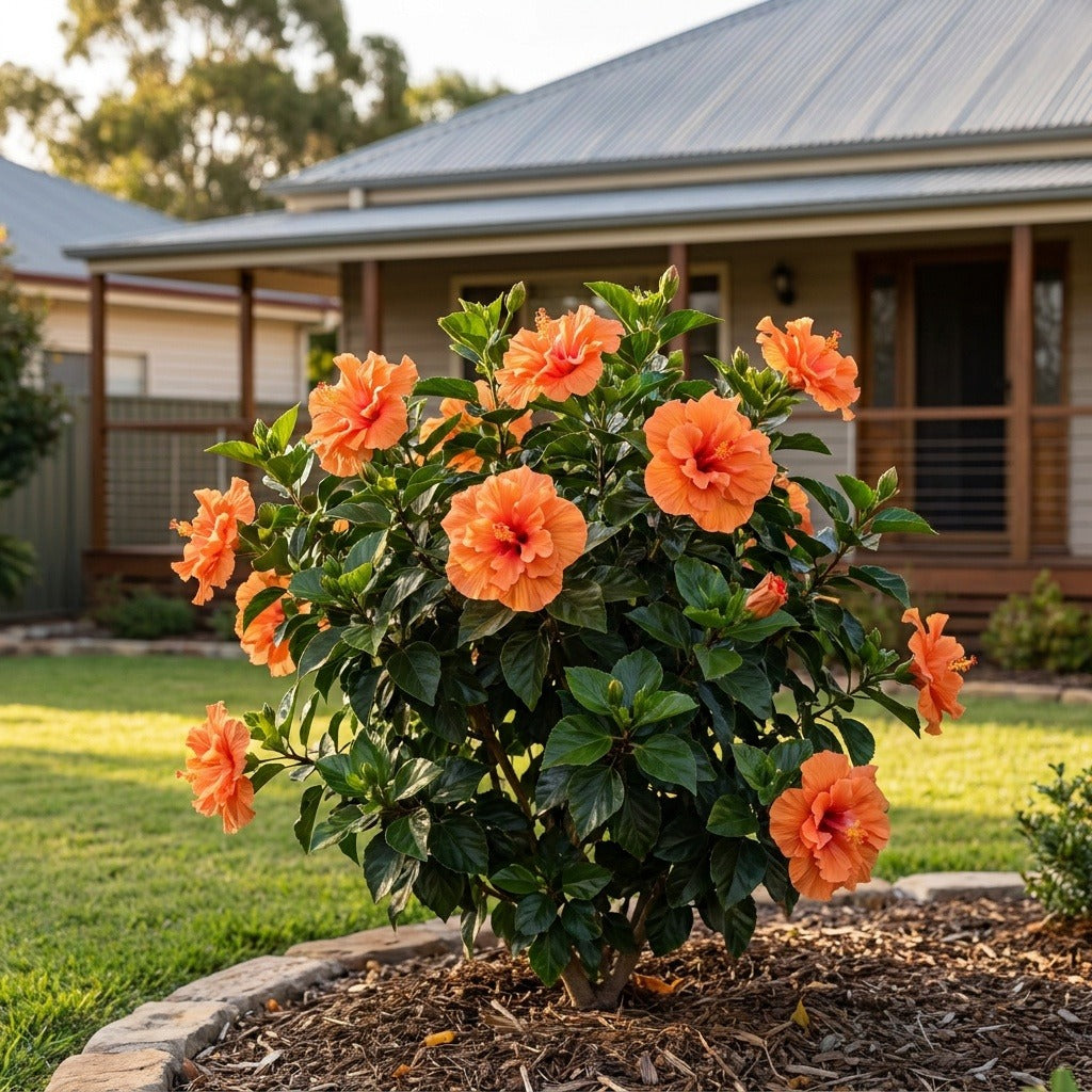 HibisQs Adonicus Double Orange Hibiscus