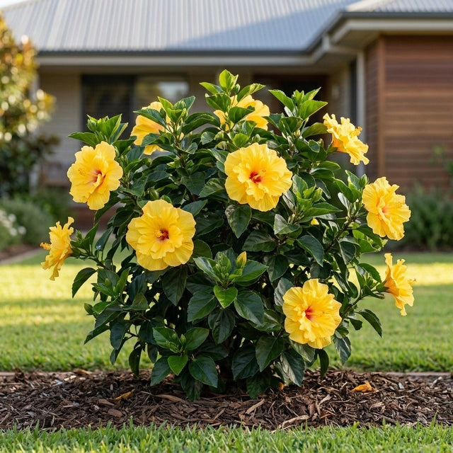 HibisQs Adonicus Double Yellow Hibiscus
