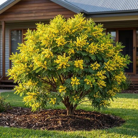 Honey Bun Sticky Wattle - Acacia howittii 'Honey Bun'