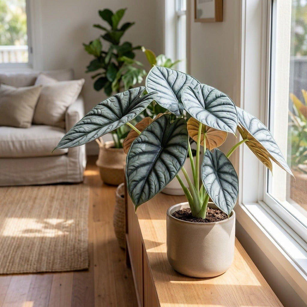 Jewel Alocasia (Alocasia nebula)