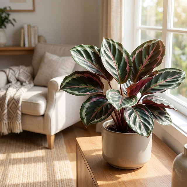 Peacock Plant (Calathea sanderiana)