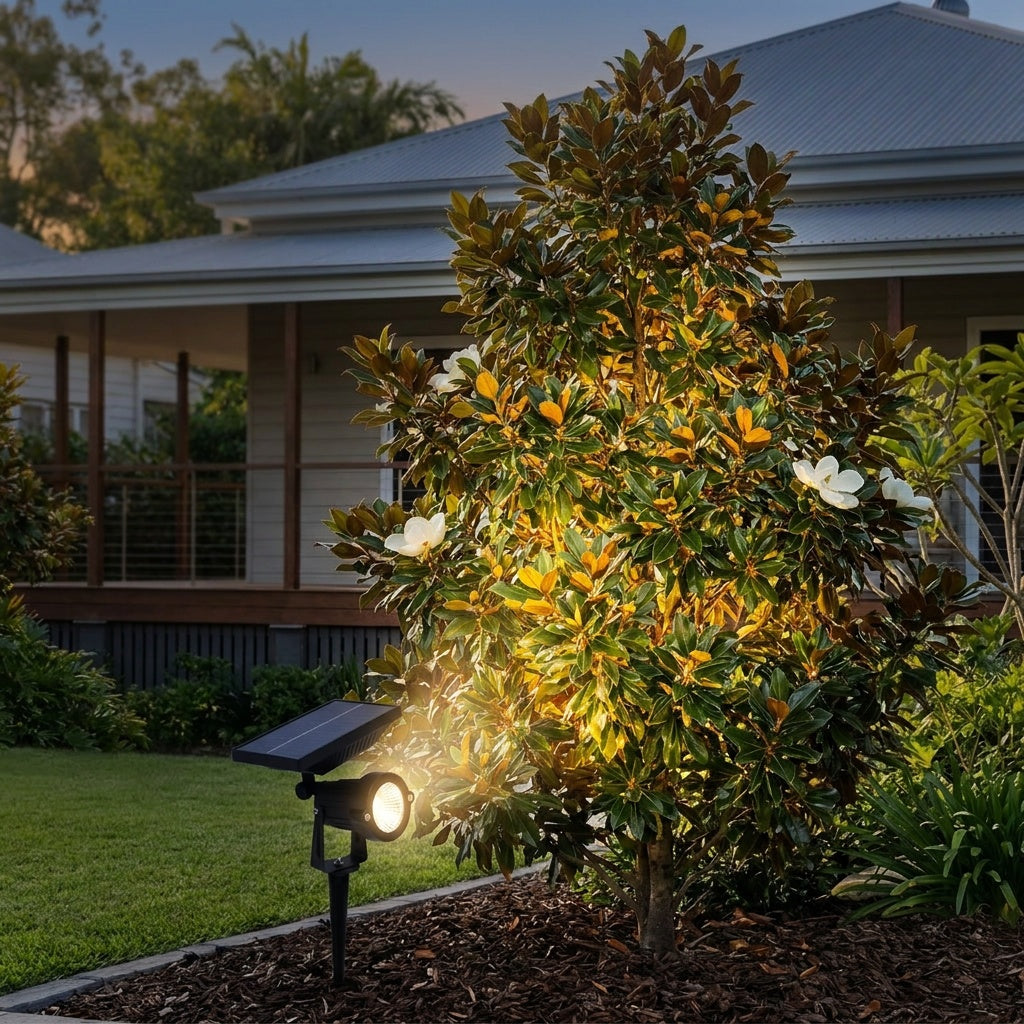 King Die-Cast Solar Garden Spot Light