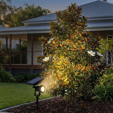 King Die-Cast Solar Garden Spot Light