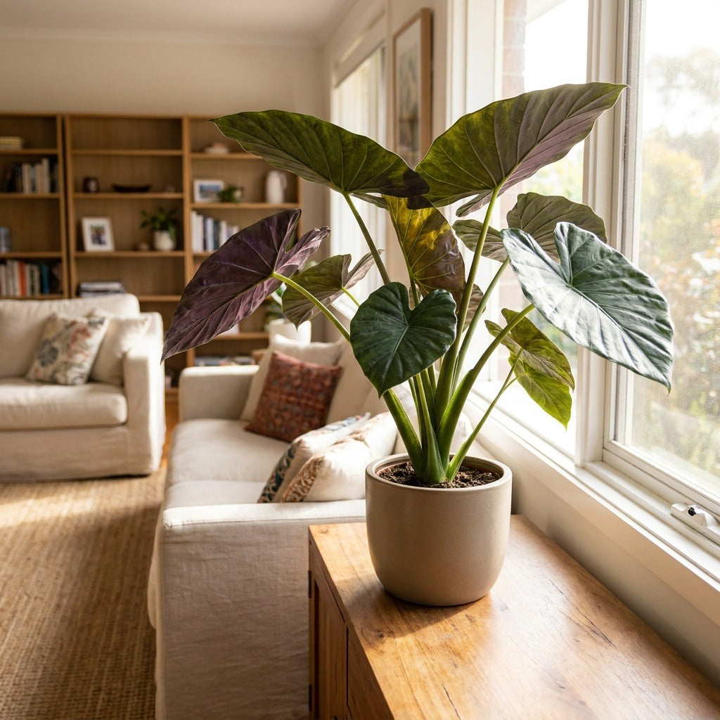 New Guinea Shield (Alocasia wentii)