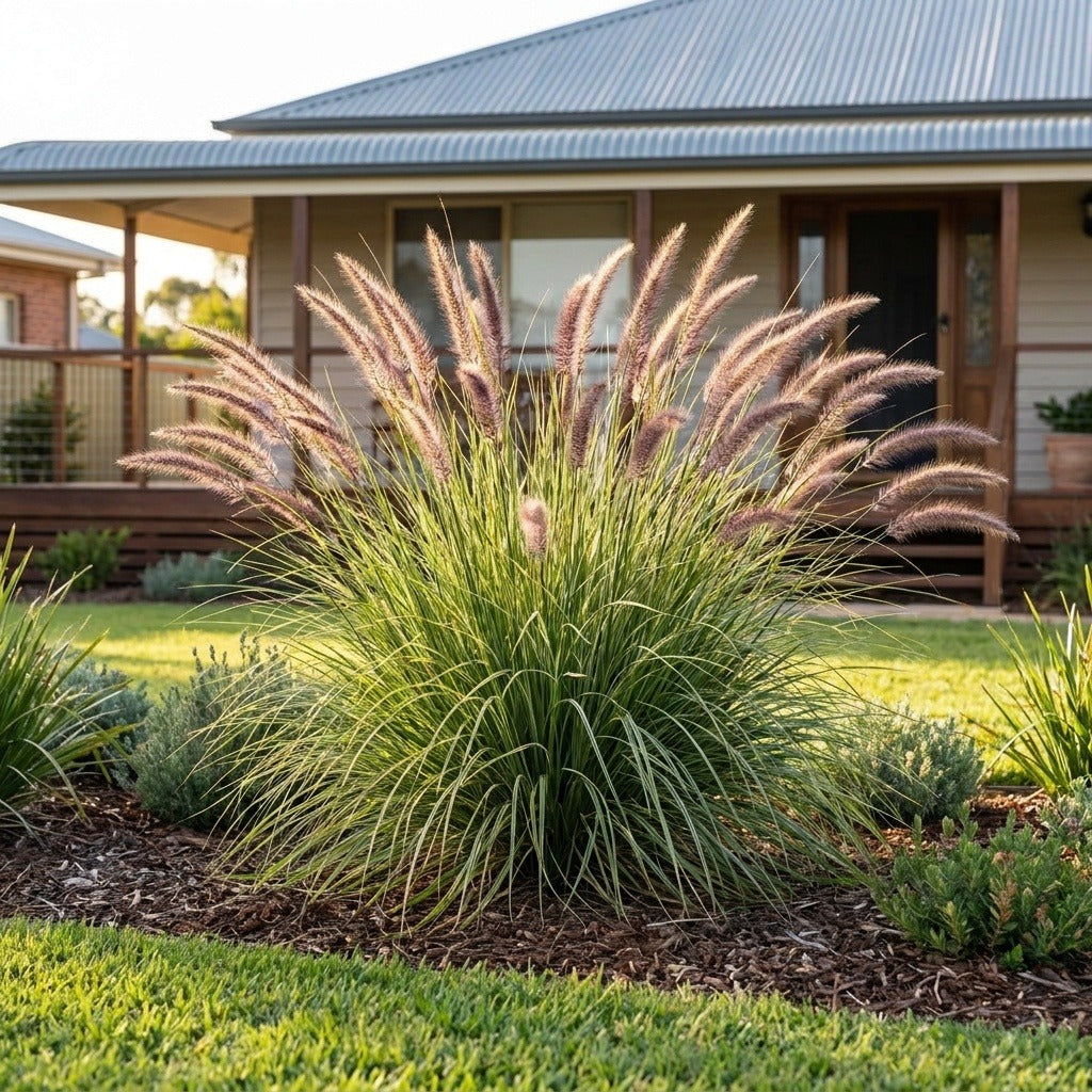 Pennstripe Fountain Grass (Pennisetum alopecuroides)
