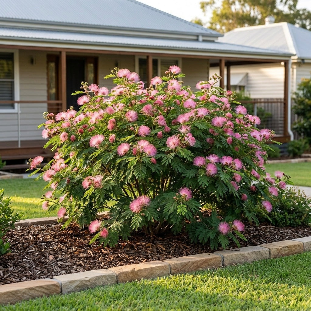 Pink Powder Puff Hula Girl - Calliandra brevipes 'Hula Girl'