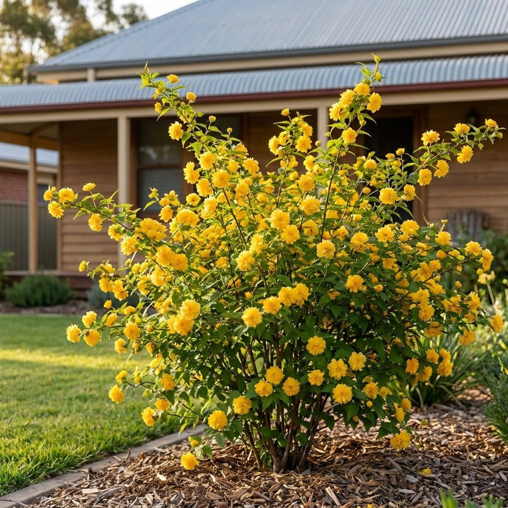 Bachelor's Buttons (Kerria japonica)